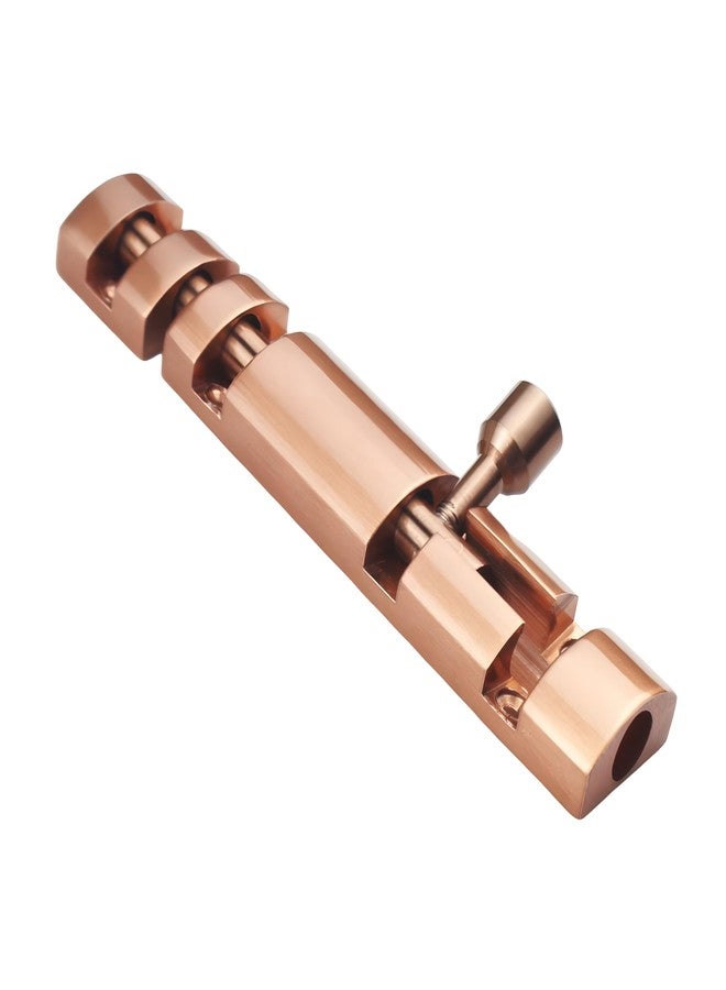 ELITONE Aluminum Xylo Tower Bolt, Tower Bolt for Home,Offices Doors,Windows, Chitkani/Kundi for Main Door and Bathroom, Door Latch for Bedroom|Pack of 2,Rose Gold | 8 Inch - Image 5